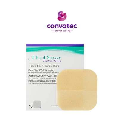 ConvaTec Duoderm CGF Wound Dressings 5PCS 10cm x 10cm & Extra Thin 10PCS 4 inch x 4 inch