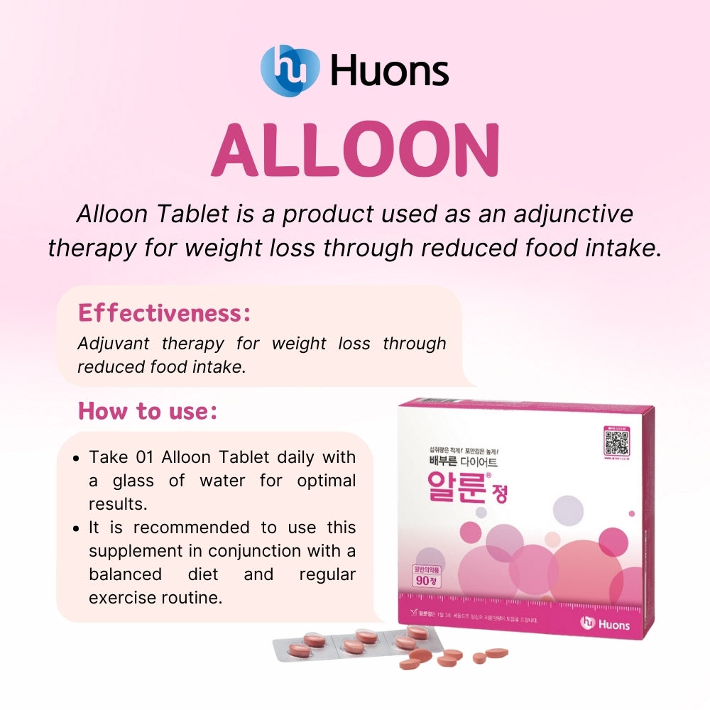 Alloon 90 Tablet for Obesity Treatment & Fat Reduction - Diet Supplement