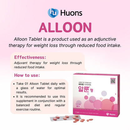 Alloon 90 Tablet for Obesity Treatment & Fat Reduction - Diet Supplement