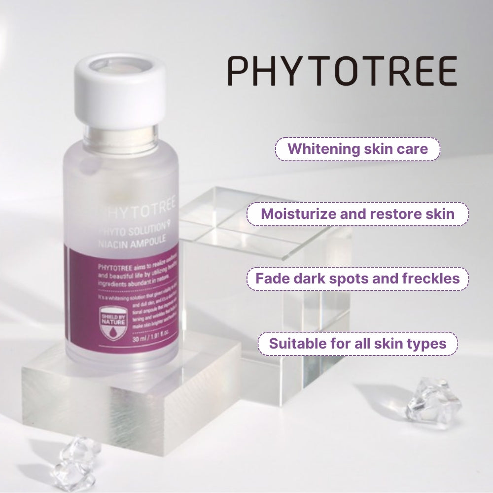 Phytotree Solution 9 Niacin Ampoule 30ml / Skin-recovery and Whitening Essence