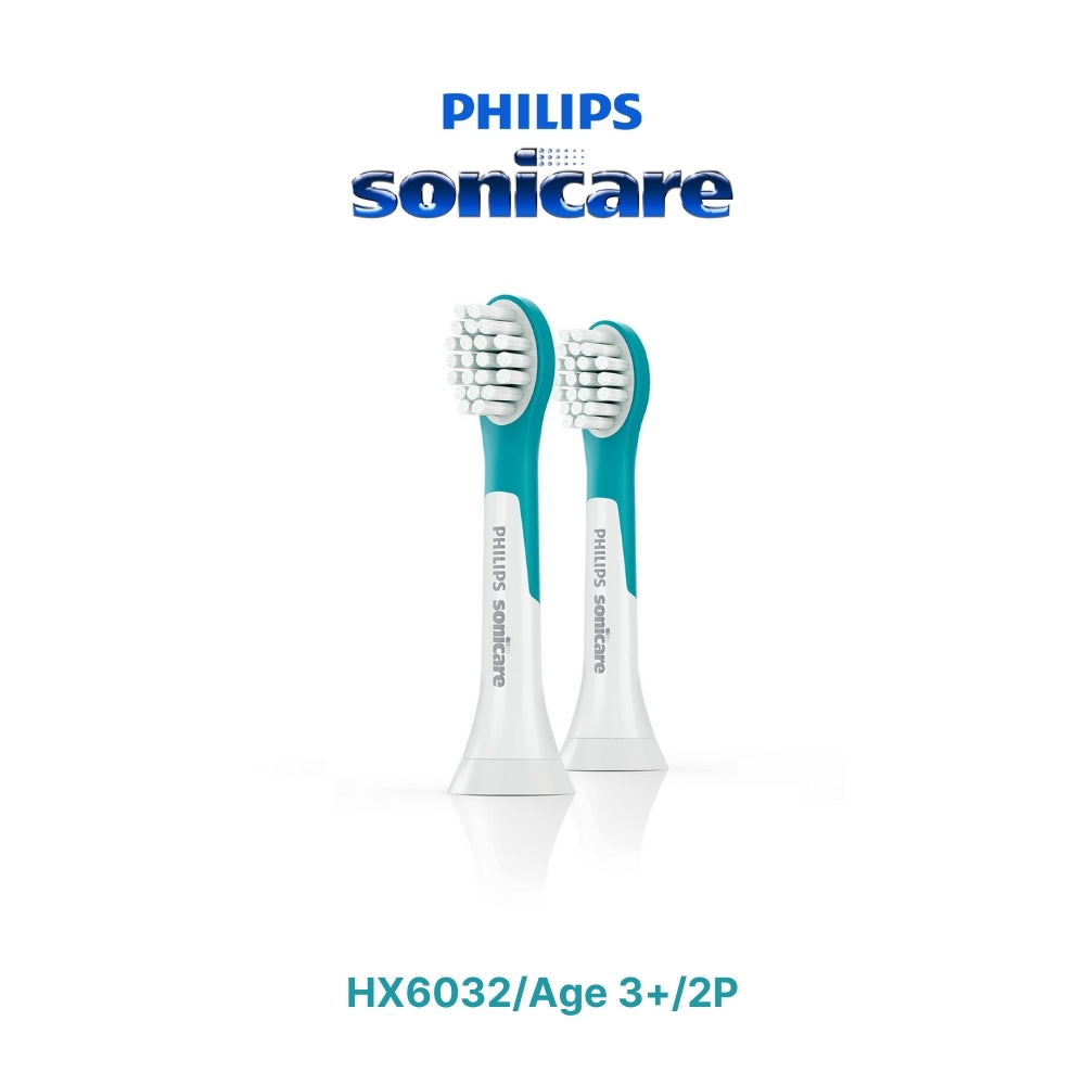 PHILIPS Sonicare For Kids Standard Sonic Toothbrush Heads (2 Pack) Replacement HX6032 HX6042 - Dental Care Accessories