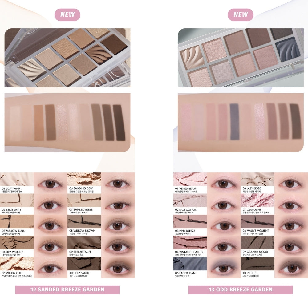 Romand [rom&nd] Better Than Palette - Versatile Korean Beauty Makeup for Colorful Eye Looks