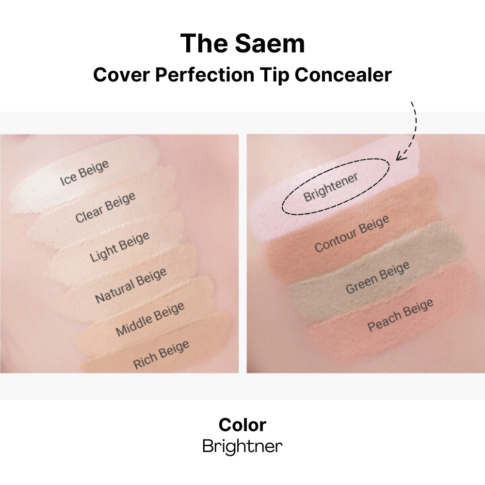 The Saem Cover Perfection Tip Concealer (14 colors) SPF28/PA++ 6.5g