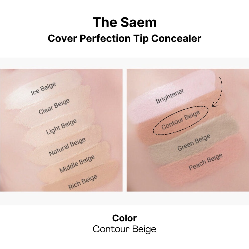 The Saem Cover Perfection Tip Concealer (14 colors) SPF28/PA++ 6.5g