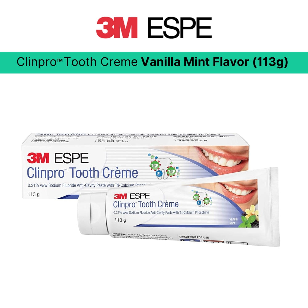 3M Clint Protooth Cream toothpaste dentist (Spearmint Flavor/ Vanilla Flavor)