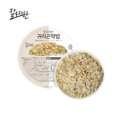 Korea Instant Rice Half-Calorie with Oat and Brown Rice Konjac - Low-Calorie, Healthy Choice | Gluten-Free, Vegan