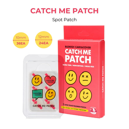 Skin Blemish Spot Care Patch – Pimple Acne Treatment Stickers with Emoji(36ea,60ea), Skincare Remedy