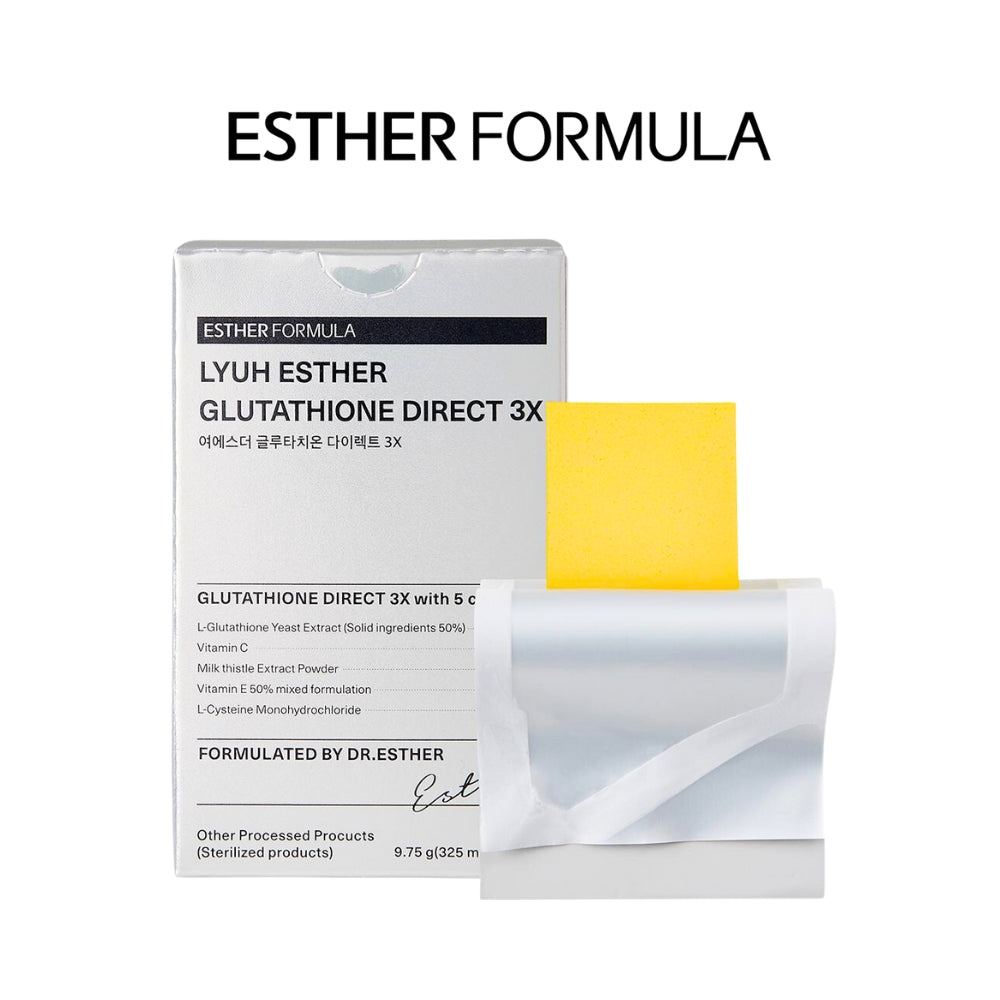 Esther Formula Glutathione Direct  3X,5X Film Skin Whitening Supplement Upgrade - Radiant Skin Care Beauty Solution