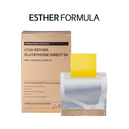 Esther Formula Glutathione Direct  3X,5X Film Skin Whitening Supplement Upgrade - Radiant Skin Care Beauty Solution