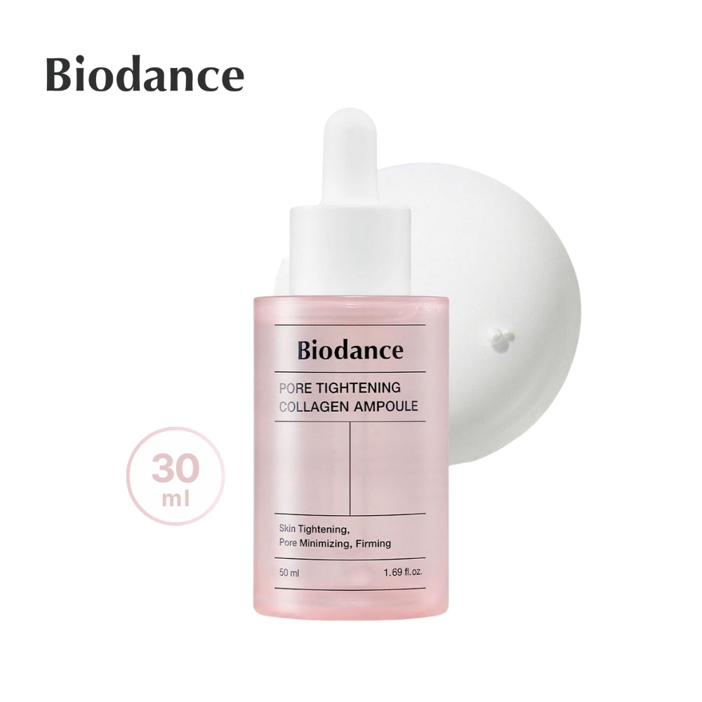 Biodance Pore Tightening Collagen Ampoule | Korean Face Serum for Women - Pore Minimizing & Anti-Aging 30ML