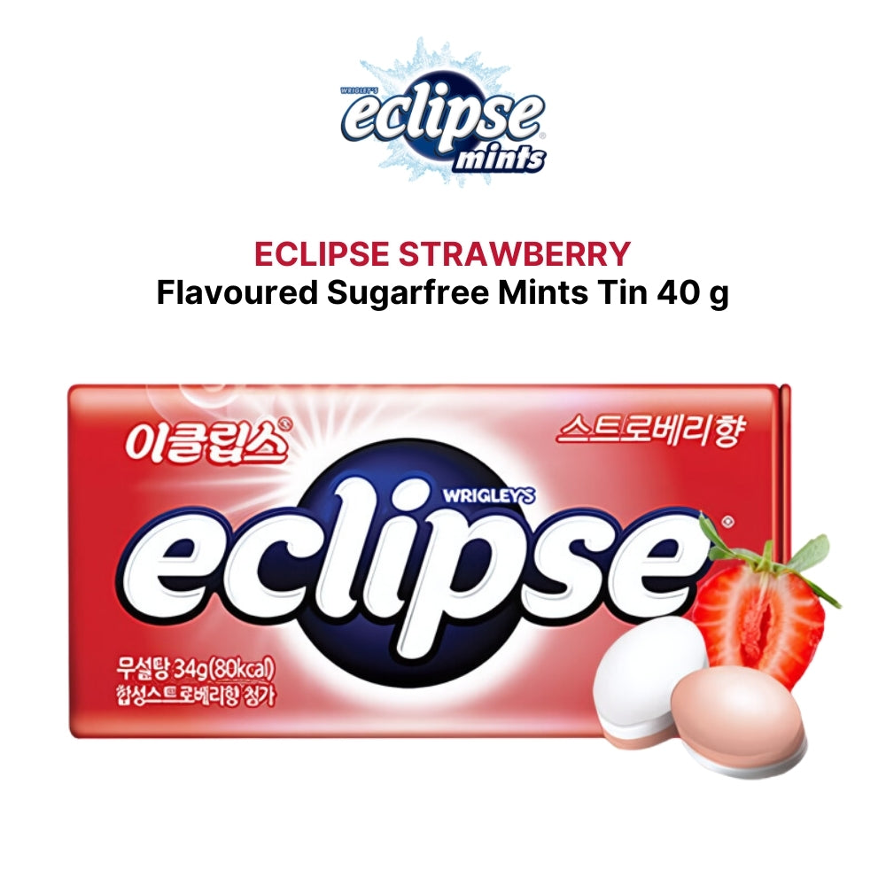 Eclipse Sugar Free Candy 6 Types/Pepper Mint/Spearmint/Peach/Blackcurrant/Strawberry/Watermelon