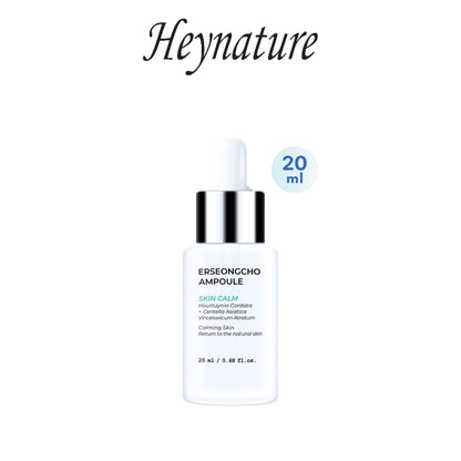 Heynature Erseongcho Ampoule | Skin Calm Moisturizer for Sensitive Skin | K-Beauty Soothing Herbal Extracts | Korean Skincare Nourishing Hydration