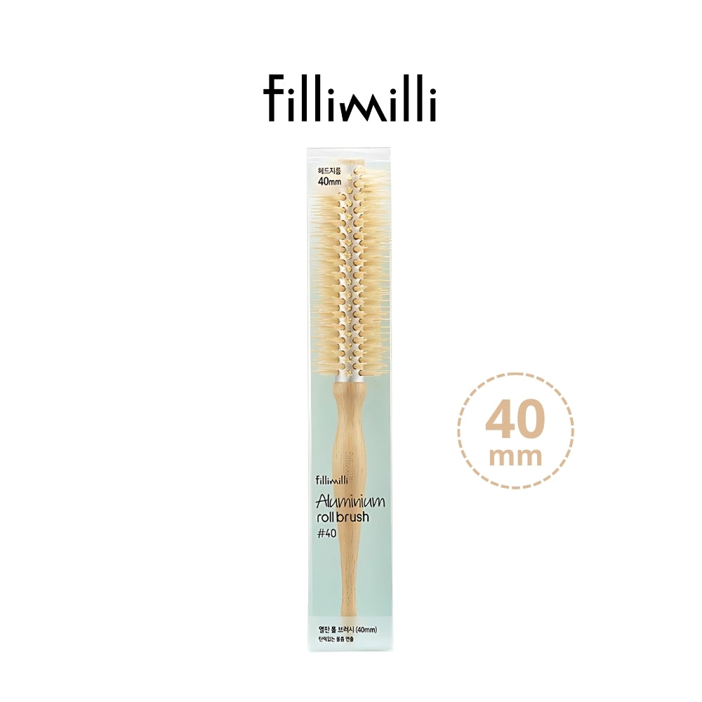 Fillimilli Olive Young Aluminium Roll Brush (40mm/50mm/65mm) / Root volume roll brush