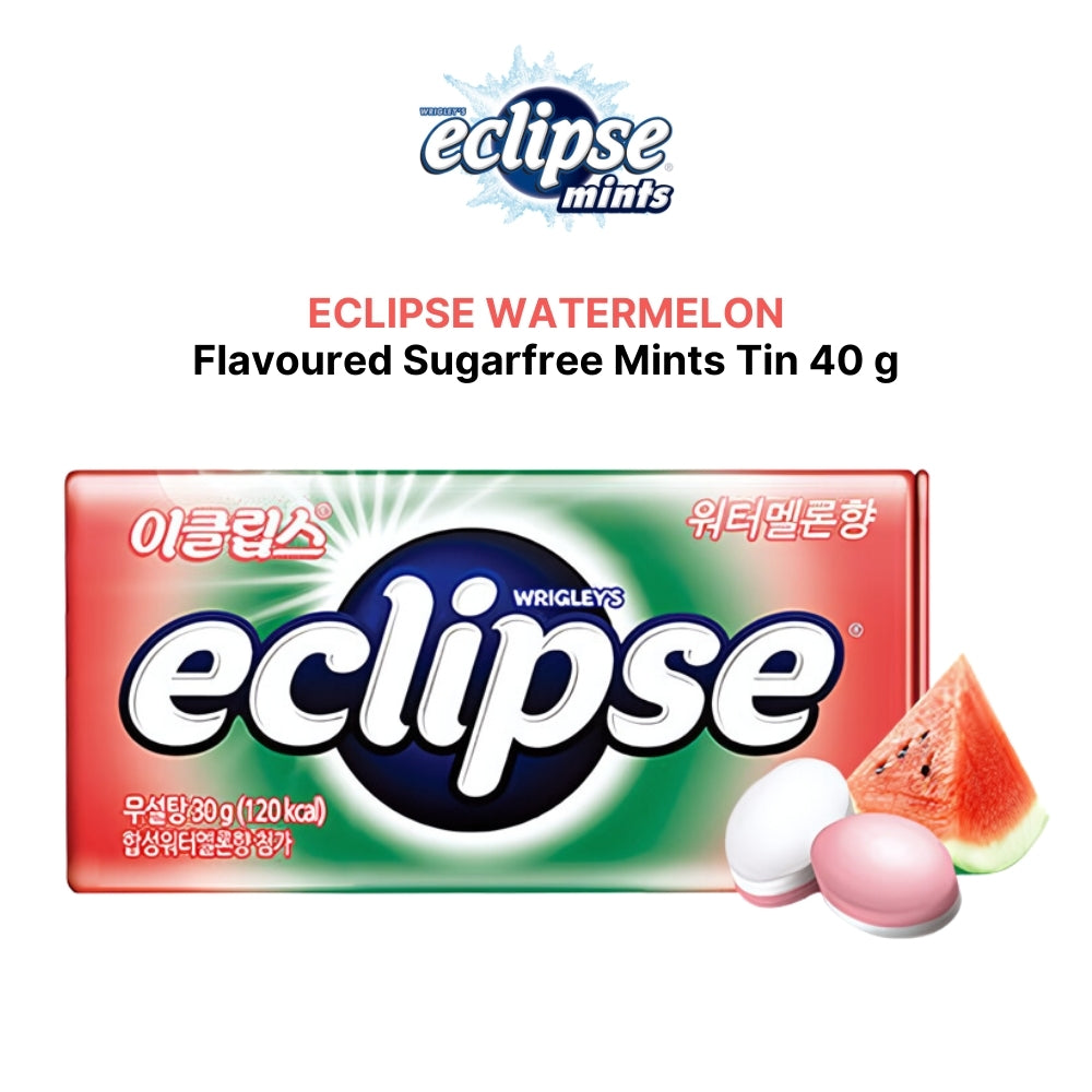 Eclipse Sugar Free Candy 6 Types/Pepper Mint/Spearmint/Peach/Blackcurrant/Strawberry/Watermelon