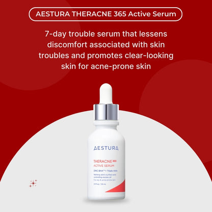 AESTURA THERACNE365 Active Serum | Acne-Prone Skin, Reduce Excess Oil, Minimize Pores