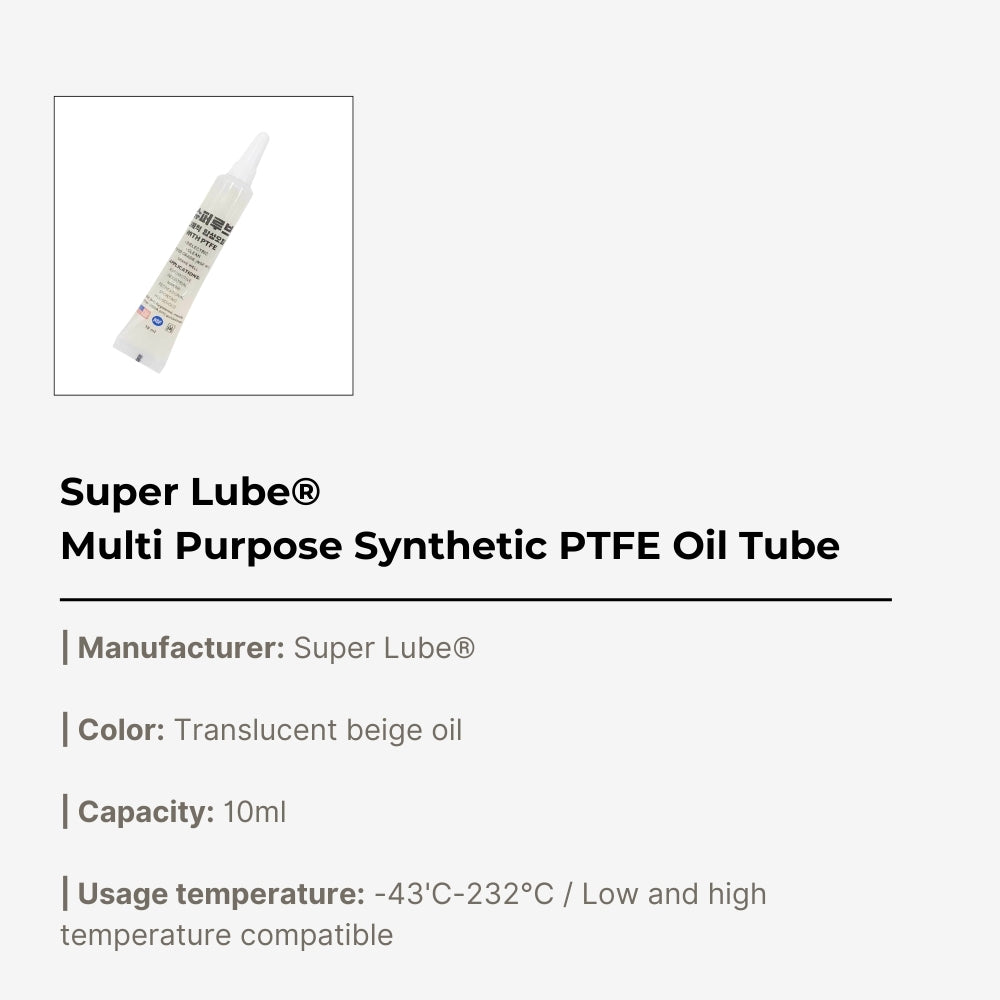 Super Lube® Multi-Purpose Synthetic PTFE Oil Tube 10ml MADE IN USA