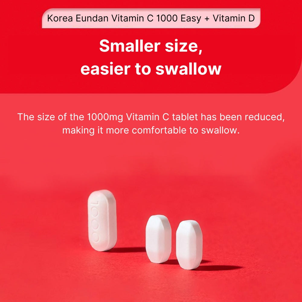 Korean No.1 Korea VITAMIN C / C + D Yoo Jae Suk Vitamin C 1000mg/120 Tablets / Korea Eundan Vitamin C #Vitamin C