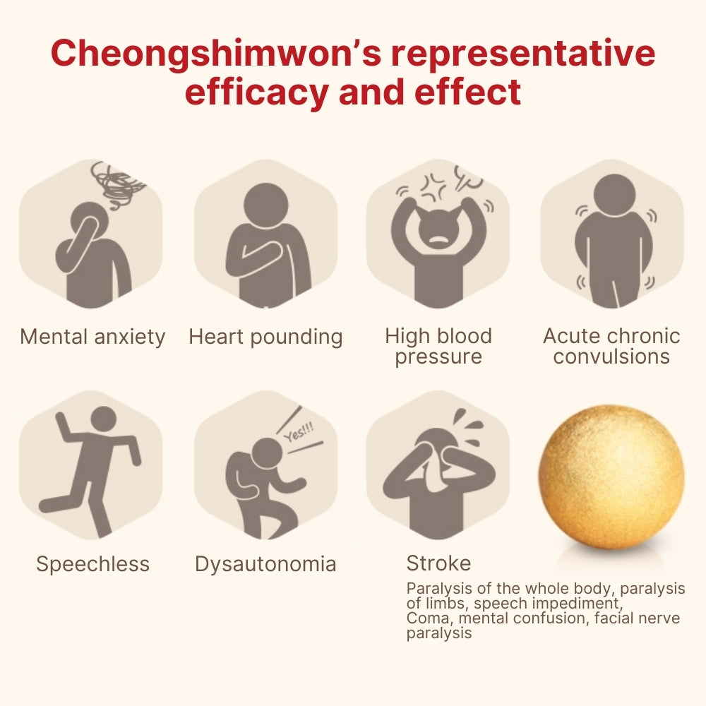 Kwangdong Woohwang Cheongsimwon 3.75g x 5ea / 3.75g x 10ea (Korean Traditional Remedy)