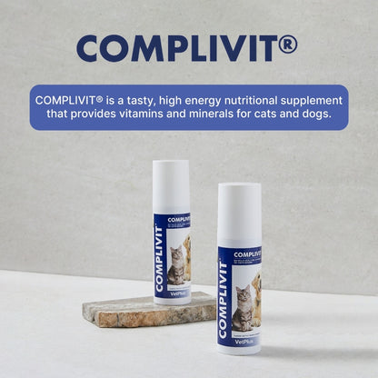 VetPlus COMPLIVIT 150ml Comprehensive Nutritional Supplements For Puppy Dog Dogs & Cat