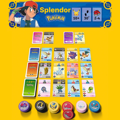 Korea Boardgames Pokemon Splendor Board Game