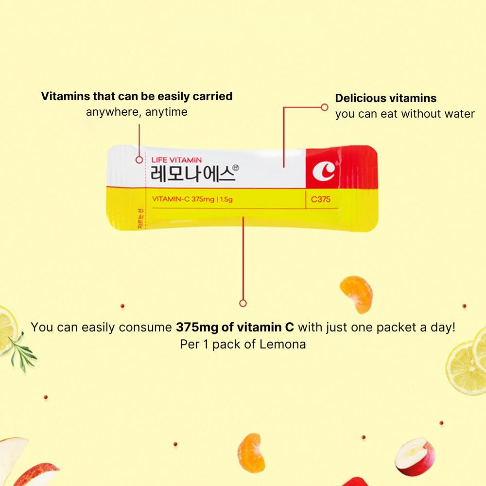 [Gyeongnam Pharmaceutical] LEMONA S Lemona Vitamin C Powder 1.5g x 200 sticks(box)