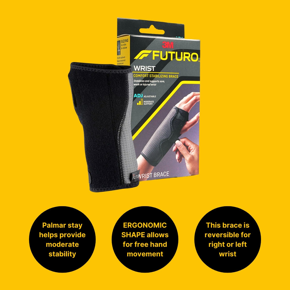 3M FUTURO™ Wrist Comfort Stabilizing Brace, Adjustable