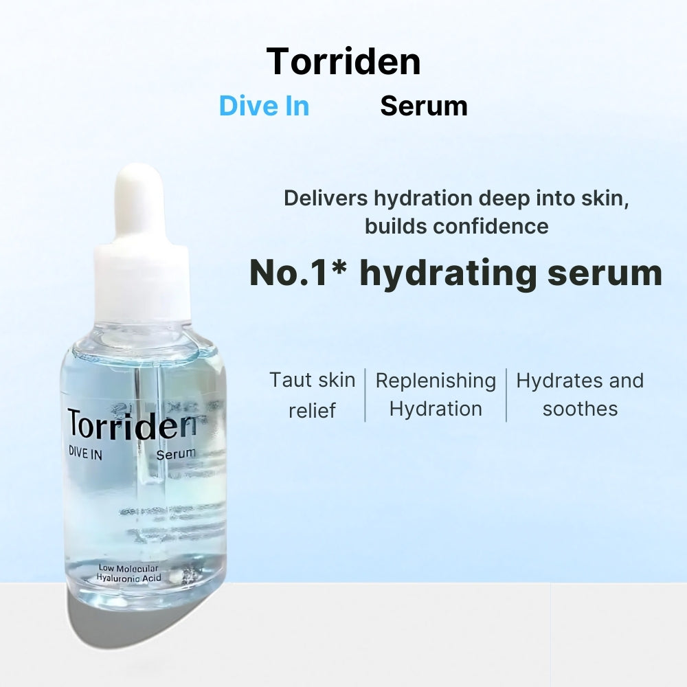 Torriden Dive-In Serum 50ml + Hyaluronic Acid Multi Pad (10ea)