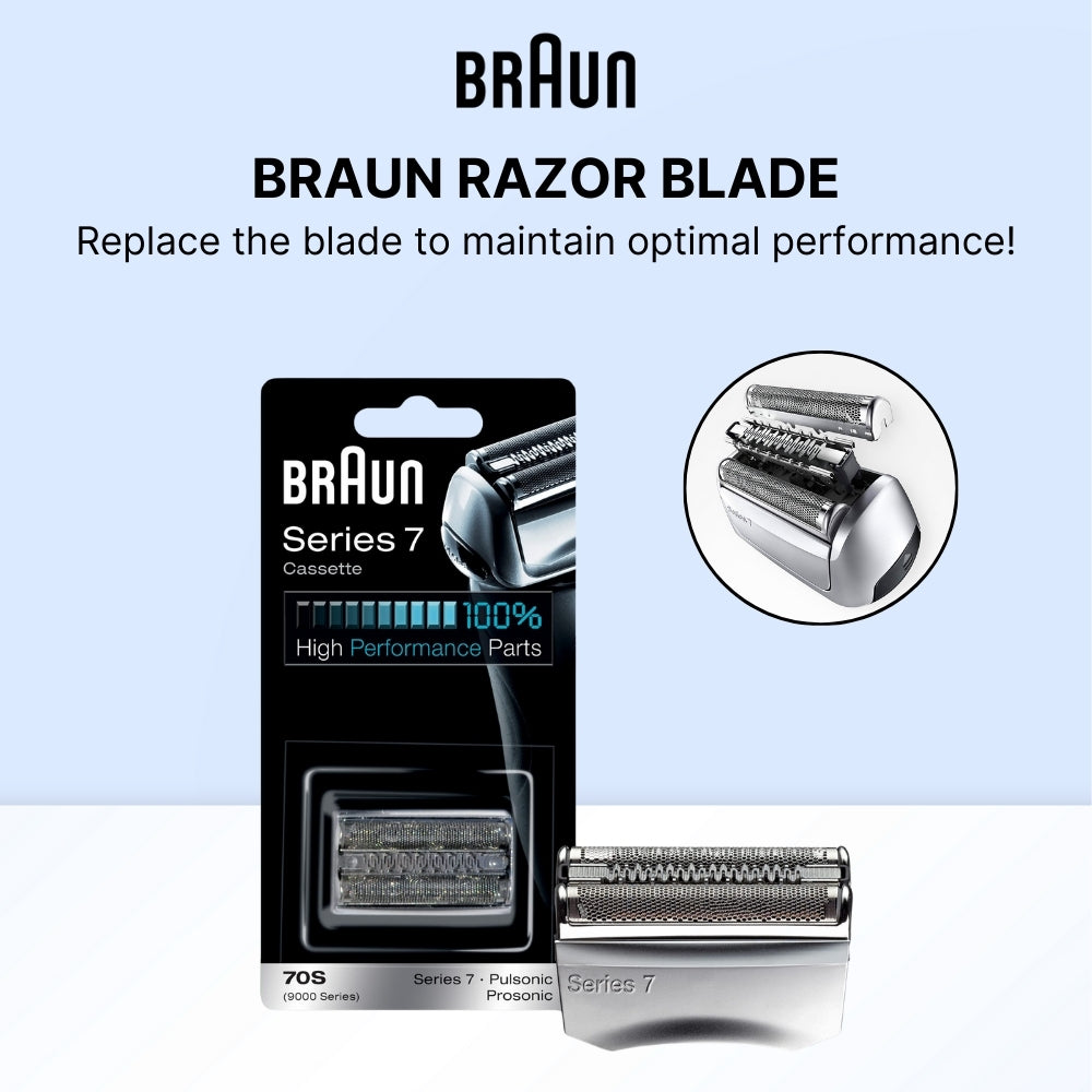 PREMIUM Braun 7 Series Foil And Cutter Replacement head 70s