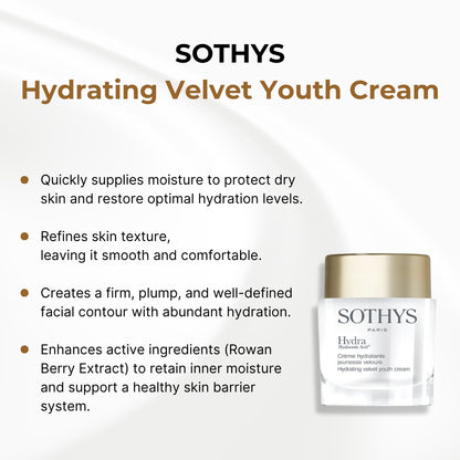 SOTHYS Hydrating Comfort Velvet Youth Cream, 50ml