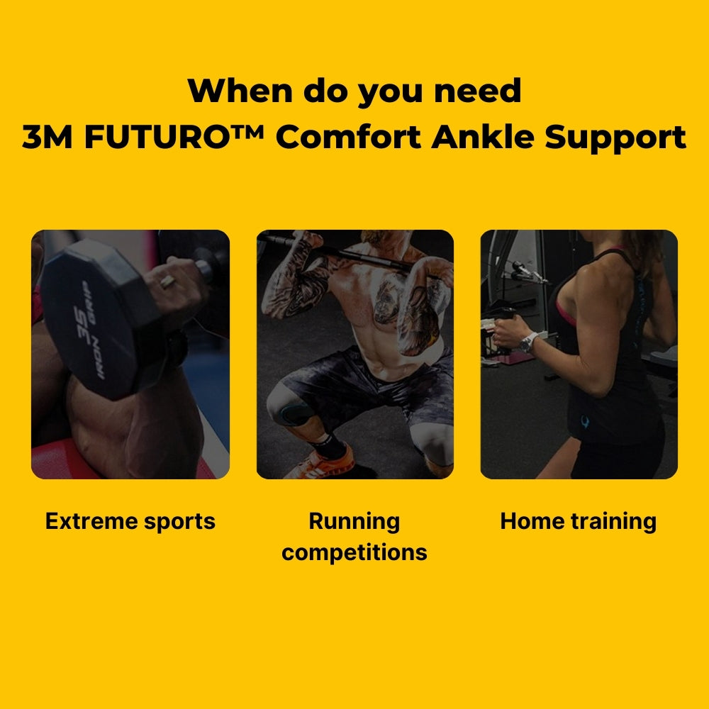 3M FUTURO™ Comfort Ankle Support, Size S/M/L, Ship From Korea