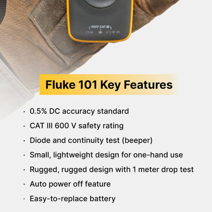 FLUKE 101 Digital Multimeter Pocket Tester Kit / Portable Multimeter