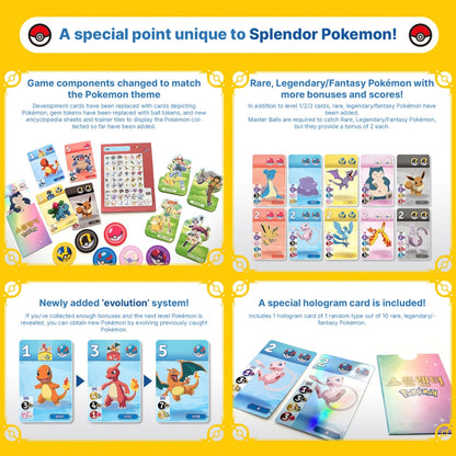 Korea Boardgames Pokemon Splendor Board Game