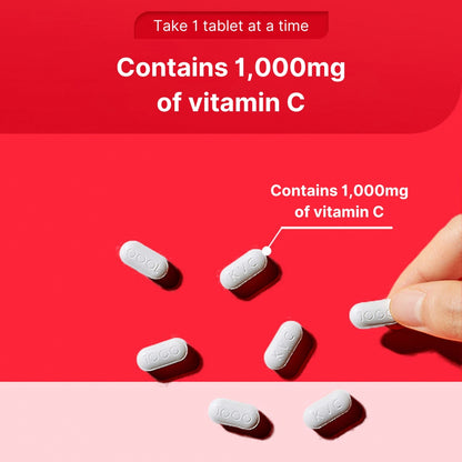 KOREA EUNDAN Vitamin C 1000mg 60 Tablets 2 Packs - 120 Tablets, No Box