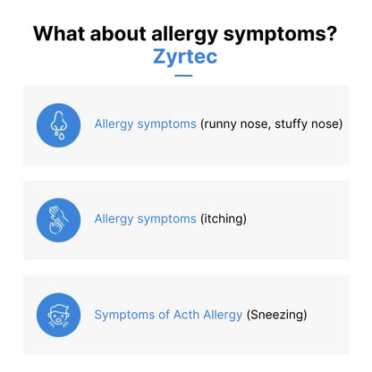 Zyrtec Antihistamine Allergy 10mg (10 tablets/1box) / An introductory medicine for allergic rhinitis