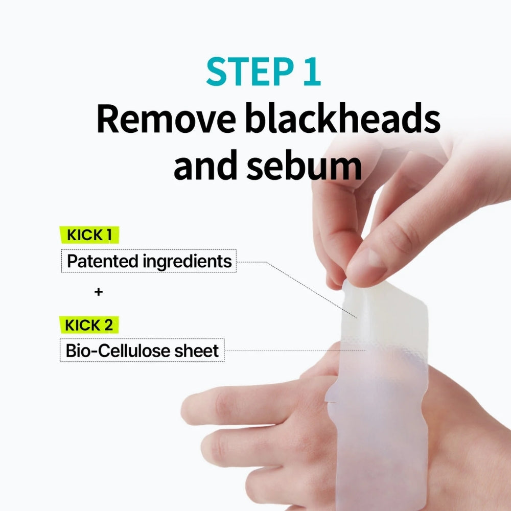 ILSO Natural Mild Clear Nose Pack (10sheets/1box) Nose Blackhead Removal Patch / Black head remover