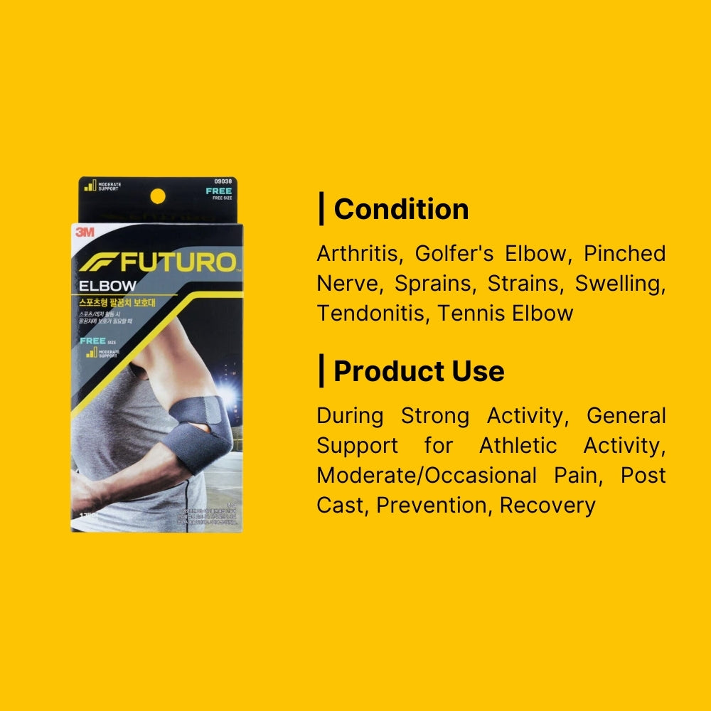 3M FUTURO™ Sport Adjustable Elbow Support, Free Size