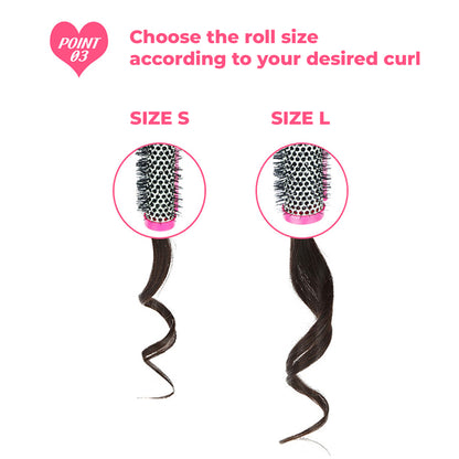 Large Curling Brush for Silky River Styler - Clip & Curl 45mm