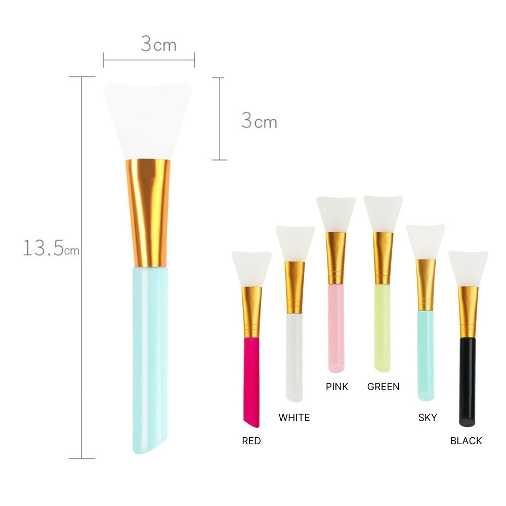 Silicone Facial Mask Brush / cosmetics spreading spatula modeling pack individual opp packaging