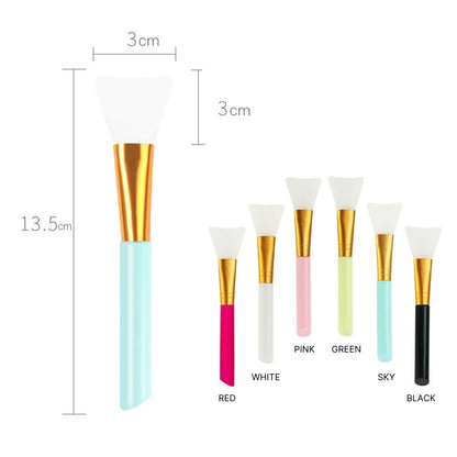 Silicone Facial Mask Brush / cosmetics spreading spatula modeling pack individual opp packaging