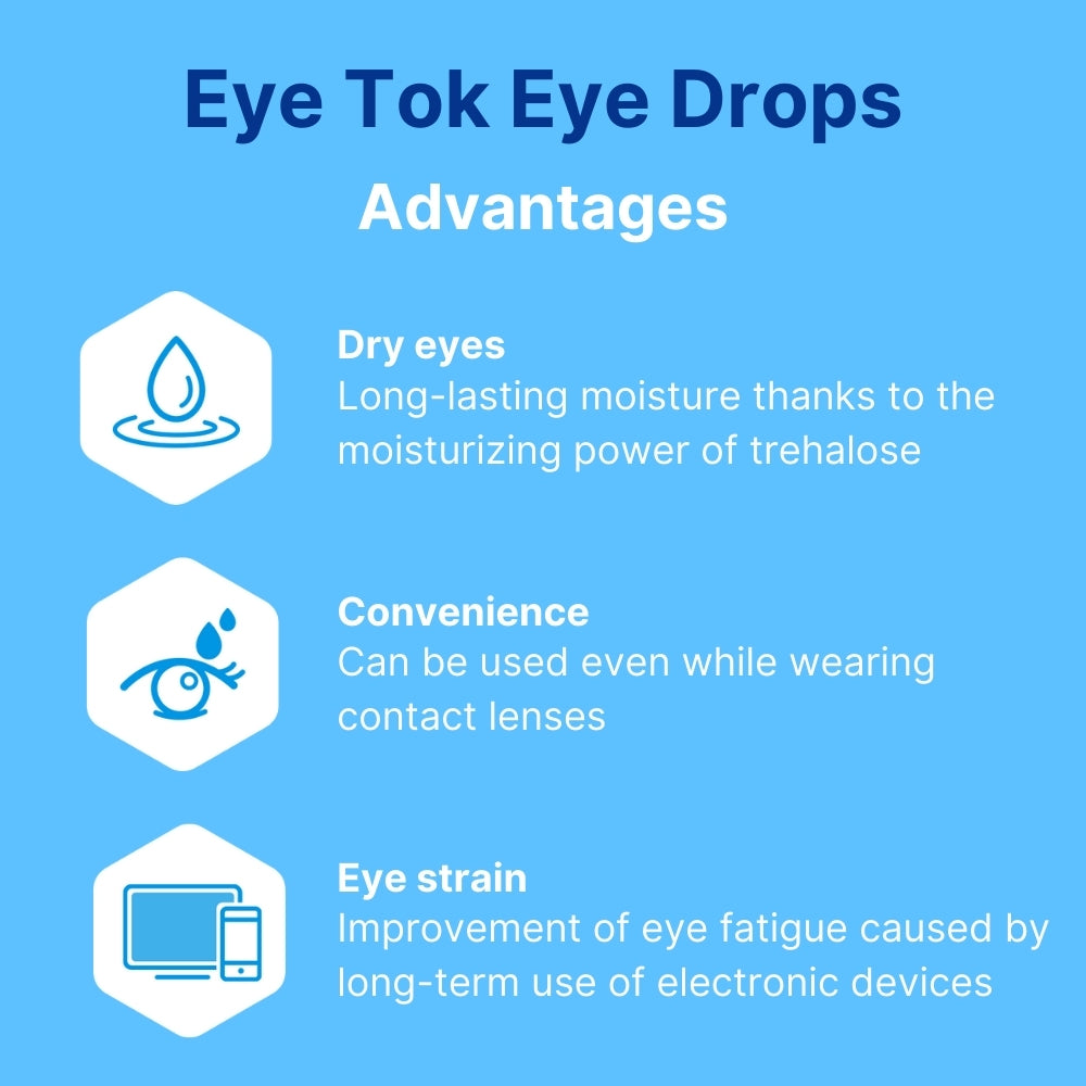 [KWANGDONG] REFRESH Eye Tok Eye Drops Lubricant 30 x 0.5ML Vials (Made in Korea)