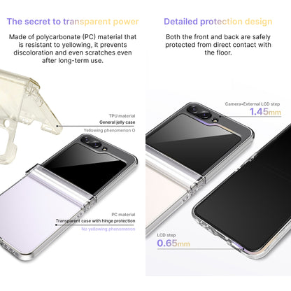 Galaxy Z Flip 6 Clear Natural Form Protective Cover Case - Slim & Durable Smartphone Accessory