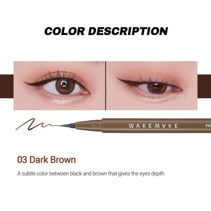 WAKEMAKE Proof Pen Eyeliner 1+1 Bundle – Long Lasting & Waterproof Penliner in 3 Colors