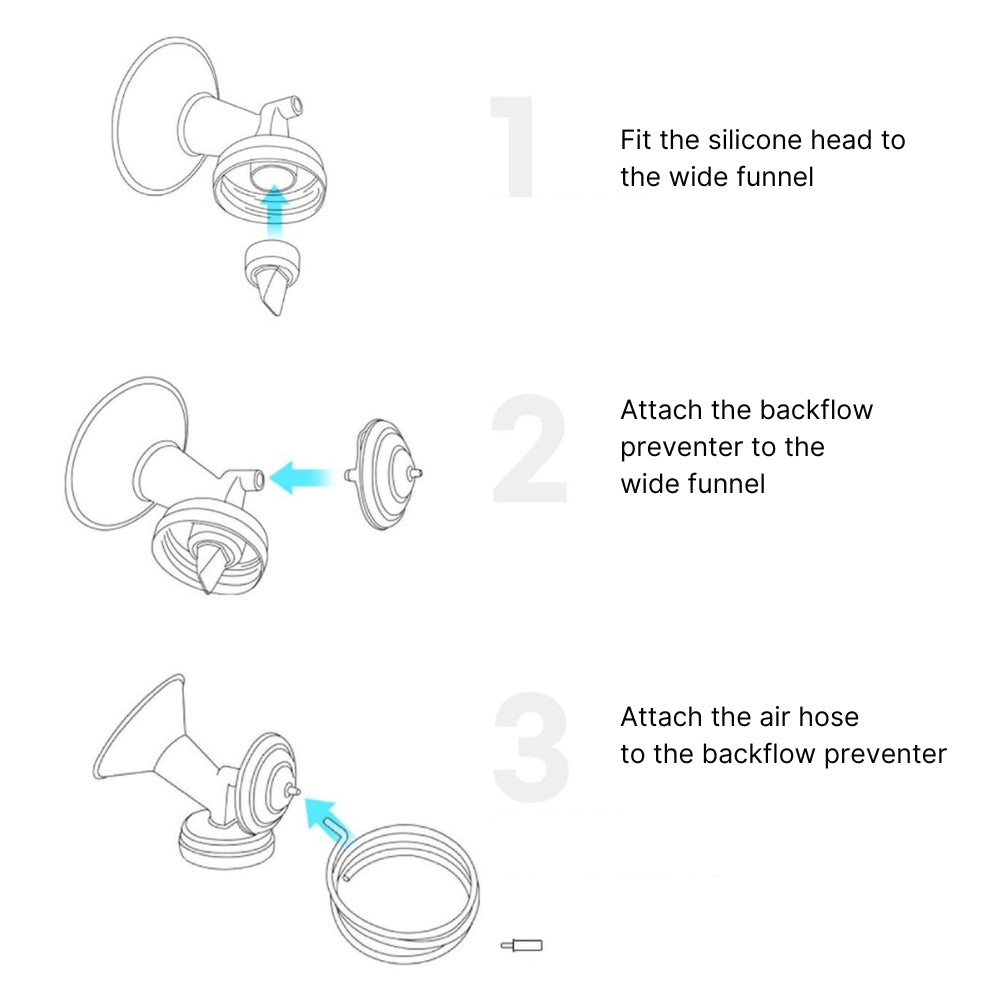 Spectra Korea HandsFree Breast Feeding Pump Accessories