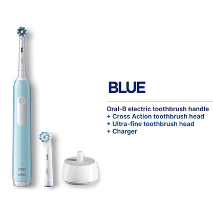 Oral-B Pro 1000 Rechargeable Electric Toothbrush - SkyBlue | Rechargeable, Pro Series