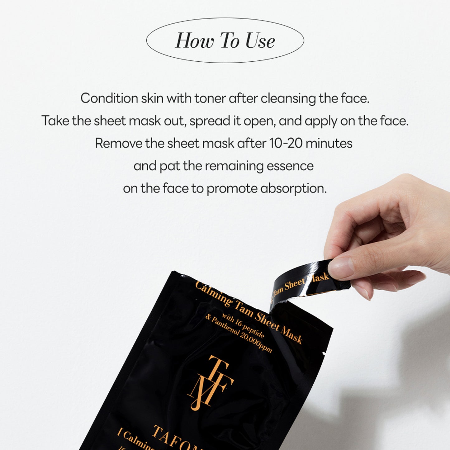 TAFOMI Calming TAM Sheet Mask 30ml (10 sheets)