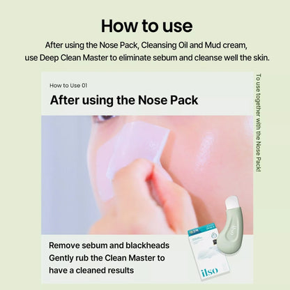 ilso Natural Mild Clear Nose Pack 10ea + Deep Clean Master