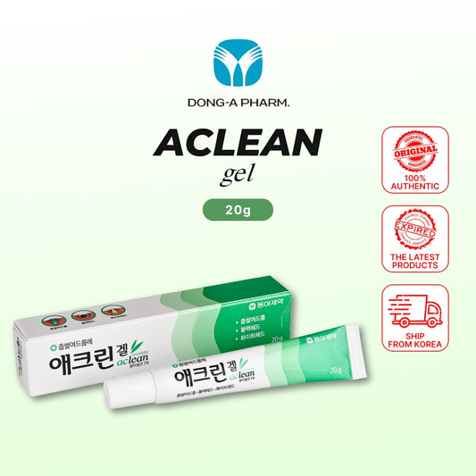 Aclean Gel 20g Acne Treatment Red acne, Pimples, Pustular acne, Whiteheads Noscarna