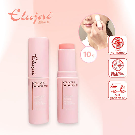 Elujai Collagen Wrinkle Balm 10g / Skincare Moisture Anti Wrinkles Hyaluronic Acid Elasticity