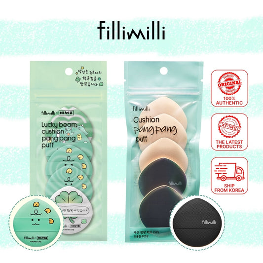 Fillimilli Oliveyoung Cushion Pang Pang Puff / Niniz Lucky Beam Cushion PangPang Puff / Makeup Puff, Powder Puff for Foundation