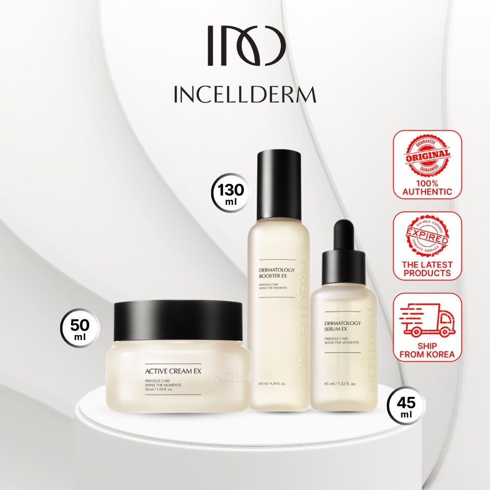 INCELLDERM DERMATOLOGY FIRST PACKAGE EX 3set (Serum/Cream/Booster)